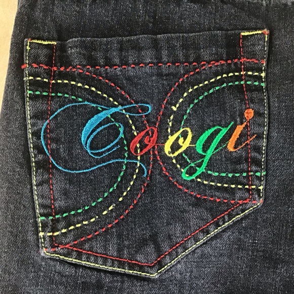 Coogi Mens Embroidered Jeans Gray Denim Baggy Loose Fitting Wide Leg Sz 34 x 34 - Picture 7 of 16